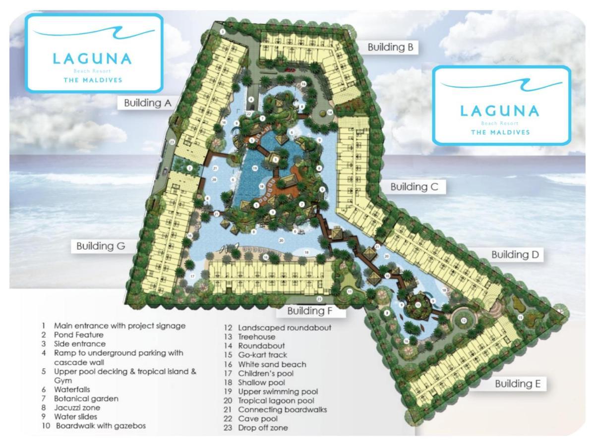 Laguna Beach Condo Resort 3 Maldives Pattaya Pool View ลากูน่า บีช คอนโด รีสอร์ต 3 พัทยา Jomtien pláž Exteriér fotografie